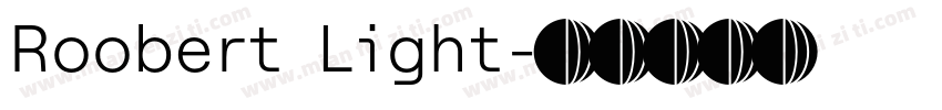 Roobert Light字体转换